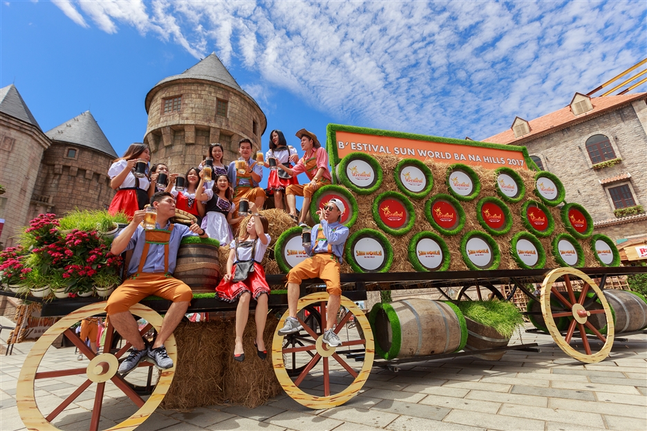 lễ hội bia b'estival b&agrave; n&agrave; hills