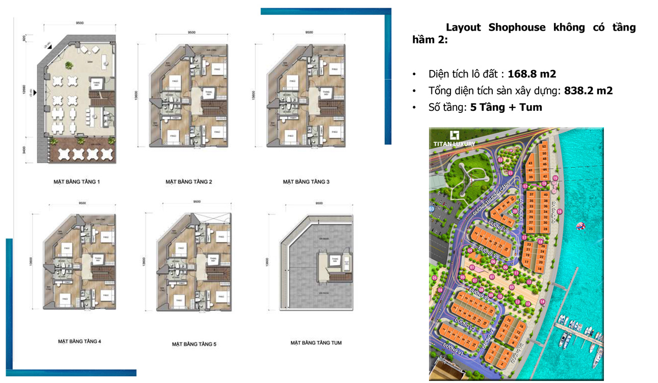 layout căn shophouse harbor kh&ocirc;ng hầm 2