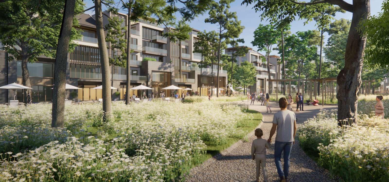 Retail Village phân khu The Gardenista - Sun Secret Valley Phối cảnh Retail Village phân khu The Gardenista - Sun Secret Valley