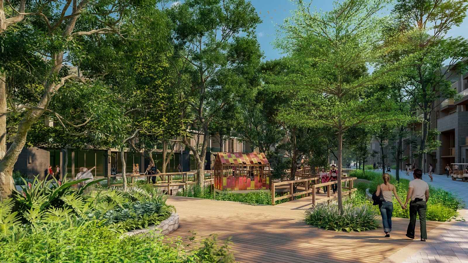 Cảnh quan tiện ích Sun Secret Valley Cảnh quan tiện ích Sun Secret Valley