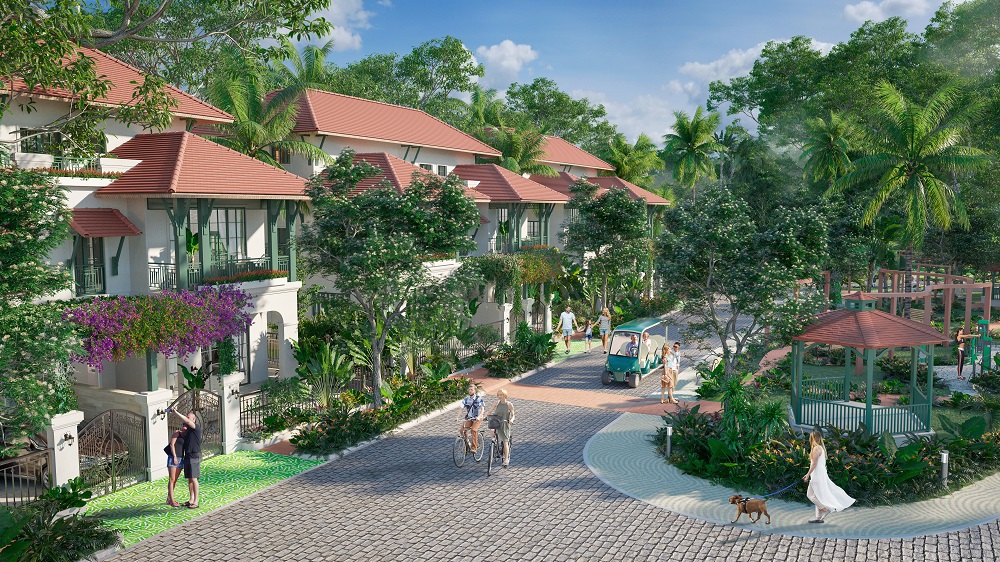 sun tropical village